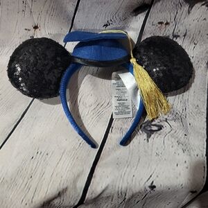 Mickey Mouse Ears Headband Graduation Class Of 2022 Disney Cap Tassel Grad